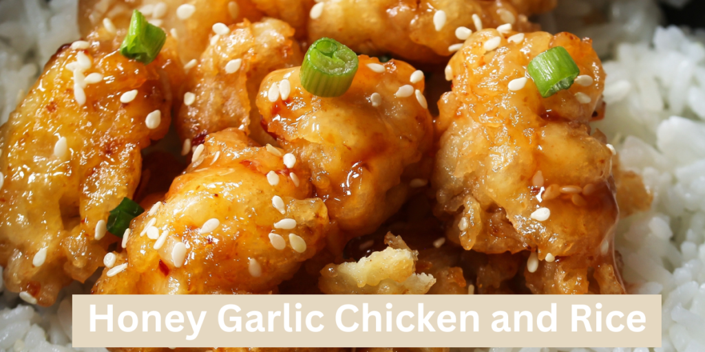 Honey Garlic Chicken and Rice