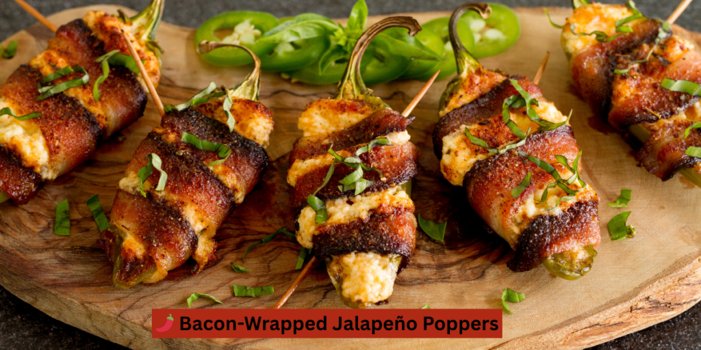 Bacon-Wrapped Jalapeño Poppers