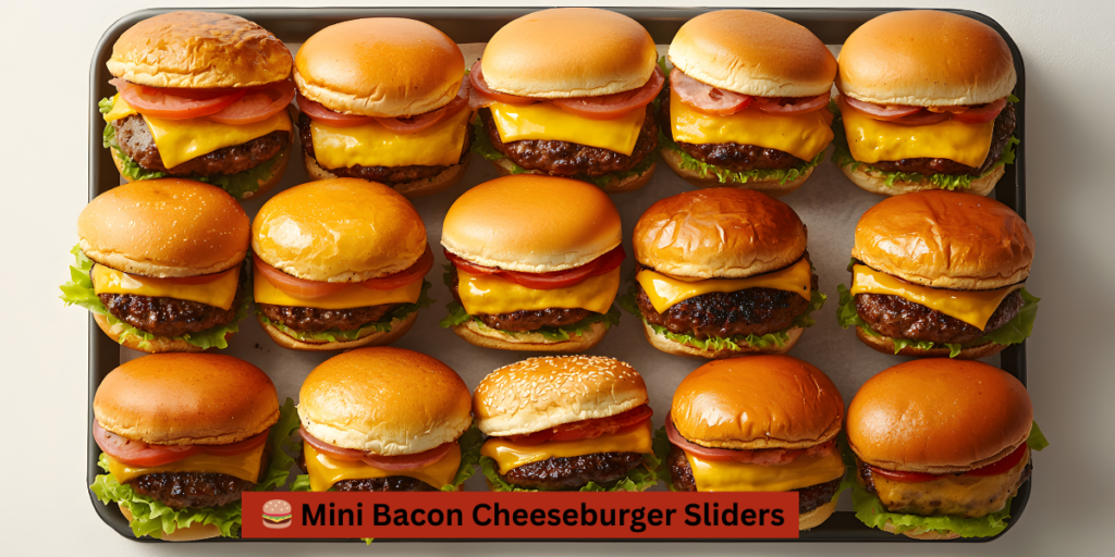 Mini Bacon Cheeseburger Sliders